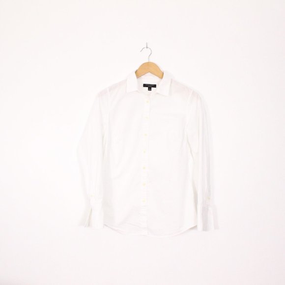 Banana Republic White Button Up - Picture 8 of 8